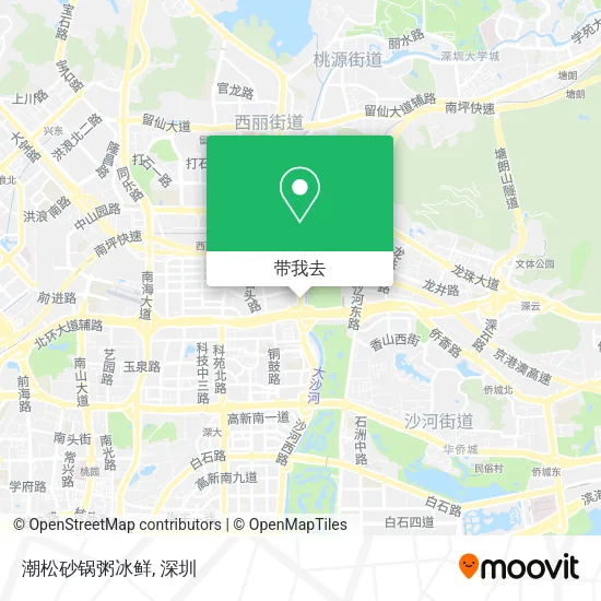 潮松砂锅粥冰鲜地图