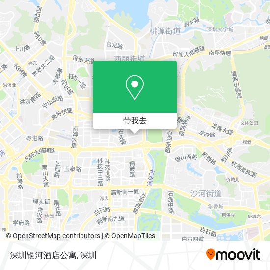深圳银河酒店公寓地图