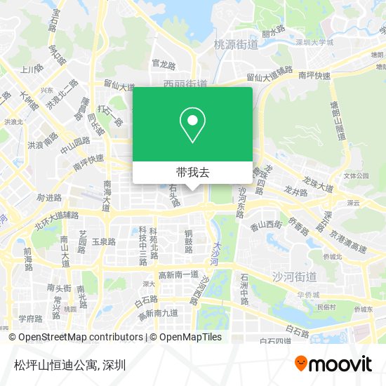 松坪山恒迪公寓地图