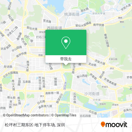 松坪村三期东区-地下停车场地图