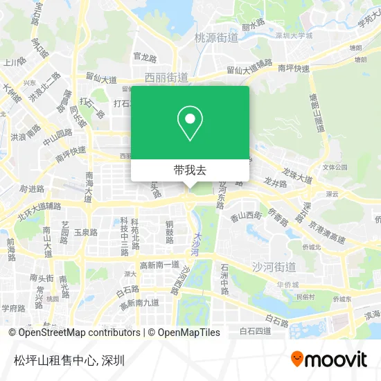 松坪山租售中心地图