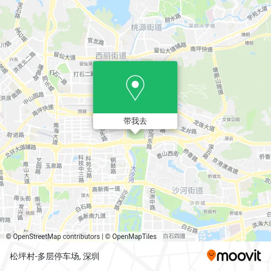 松坪村-多层停车场地图