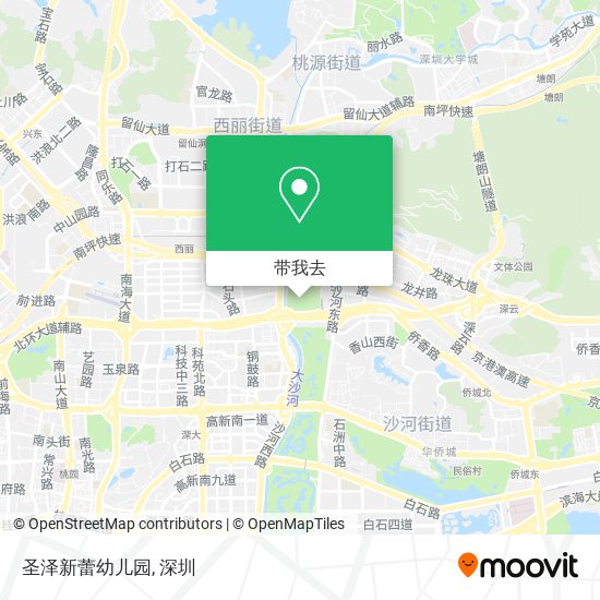 圣泽新蕾幼儿园地图