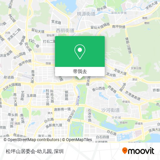 松坪山居委会-幼儿园地图