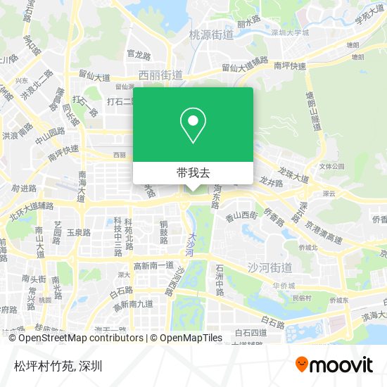 松坪村竹苑地图