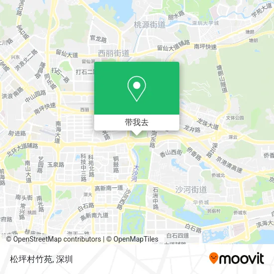 松坪村竹苑地图