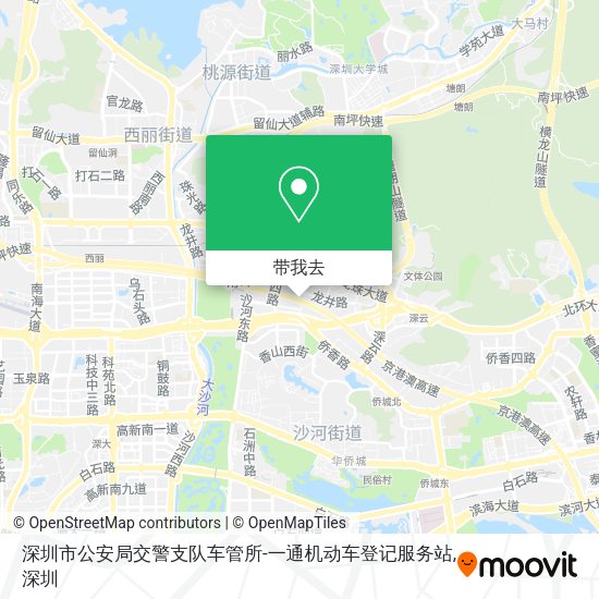 深圳市公安局交警支队车管所-一通机动车登记服务站地图