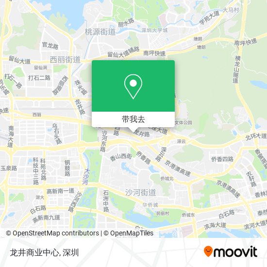 龙井商业中心地图