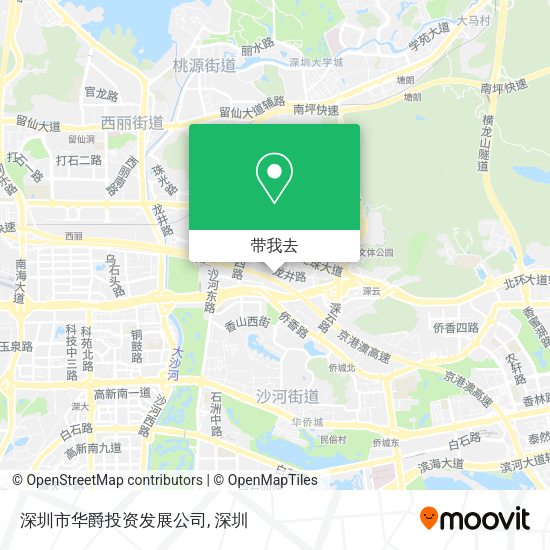深圳市华爵投资发展公司地图