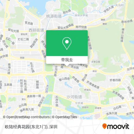 欧陆经典花园(东北1门)地图