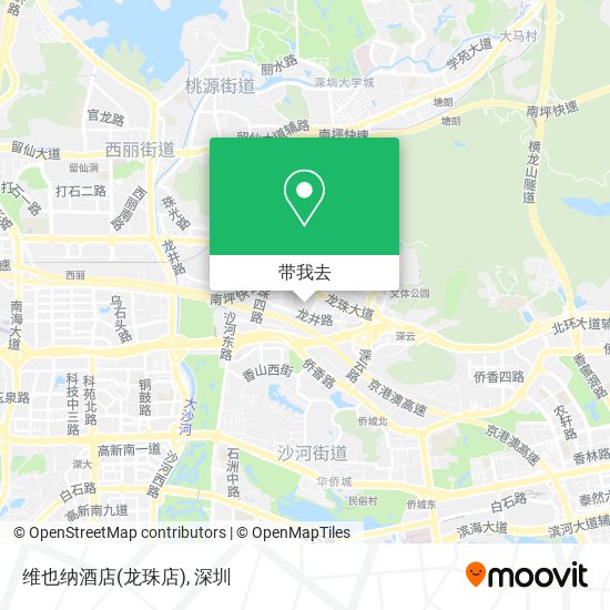维也纳酒店(龙珠店)地图