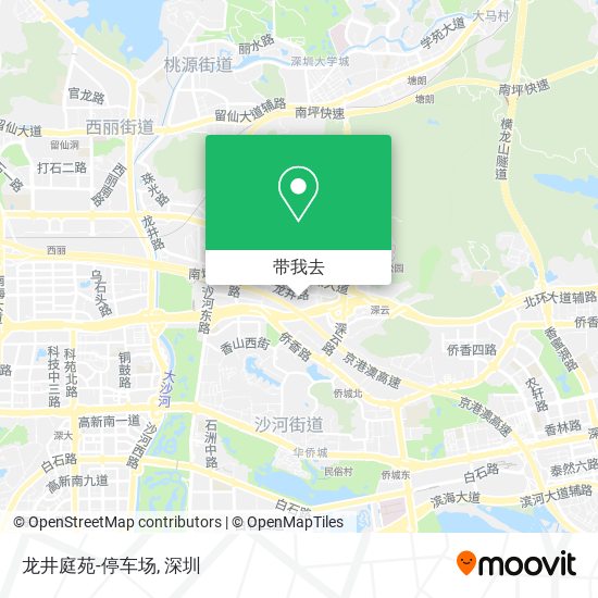 龙井庭苑-停车场地图