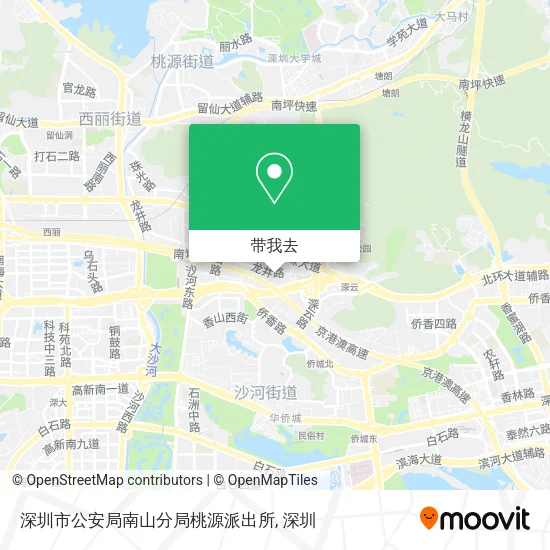 深圳市公安局南山分局桃源派出所地图