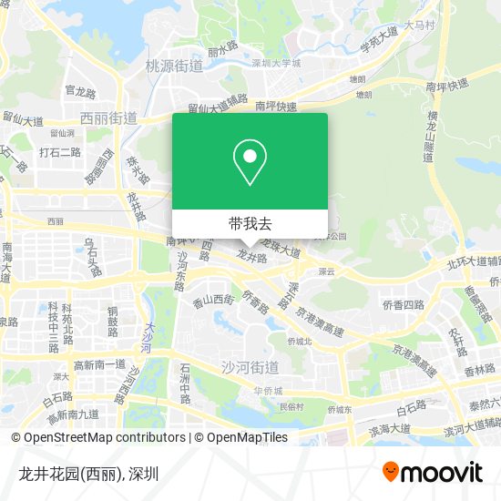 龙井花园(西丽)地图