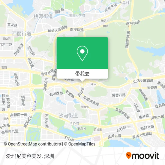 爱玛尼美容美发地图