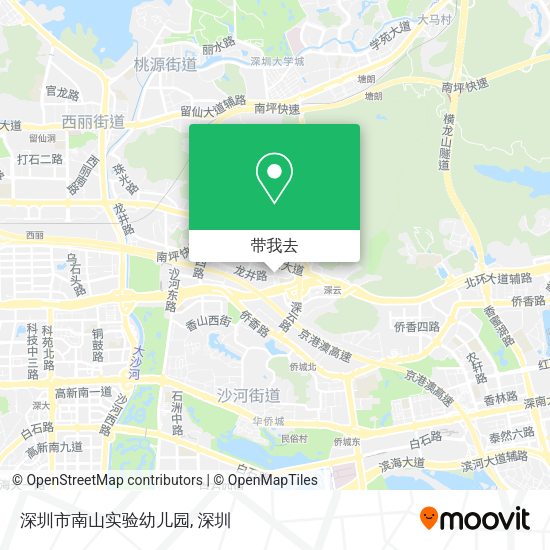 深圳市南山实验幼儿园地图
