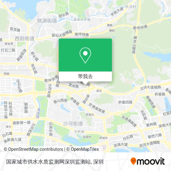 国家城市供水水质监测网深圳监测站地图