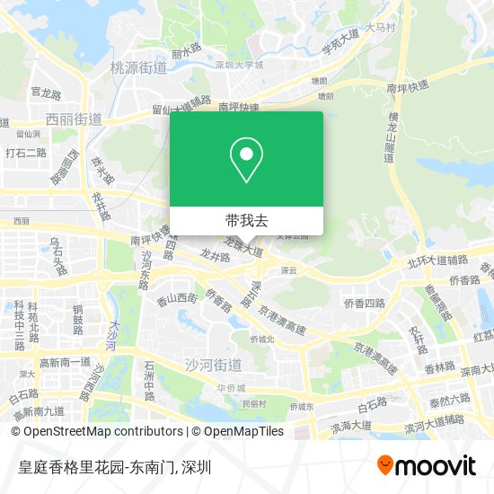 皇庭香格里花园-东南门地图