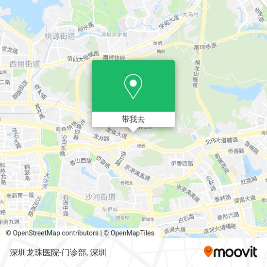 深圳龙珠医院-门诊部地图