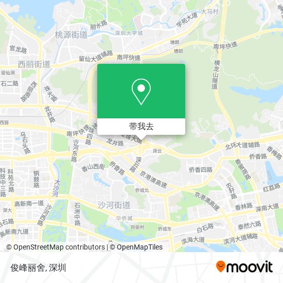 俊峰丽舍地图