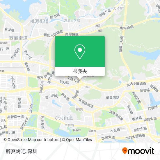 醉爽烤吧地图