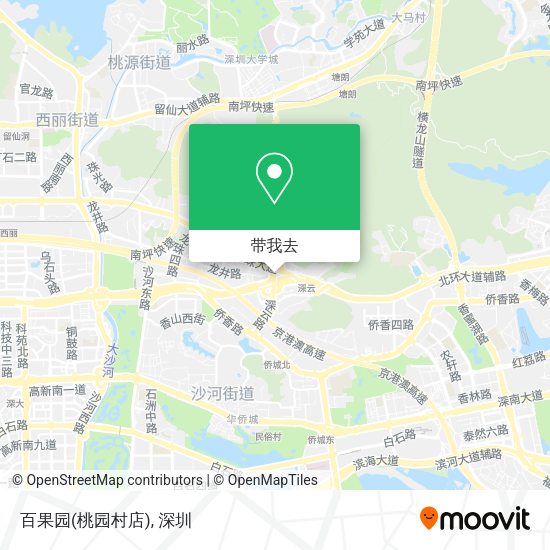 百果园(桃园村店)地图
