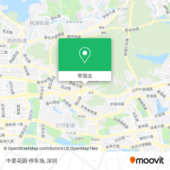 中爱花园-停车场地图