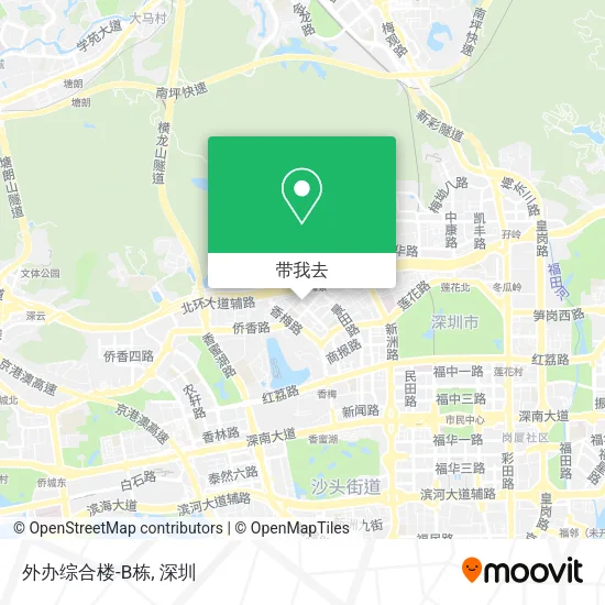 外办综合楼-B栋地图