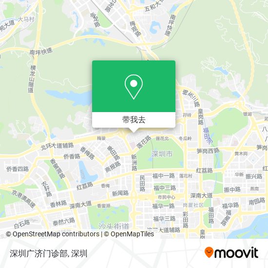 深圳广济门诊部地图