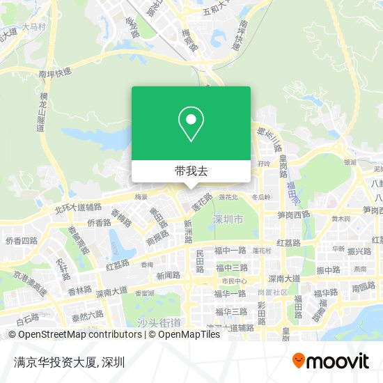 满京华投资大厦地图