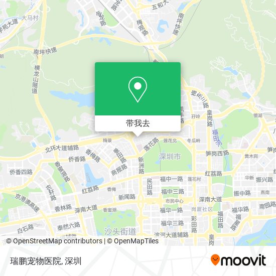 瑞鹏宠物医院地图