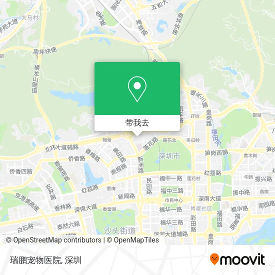 瑞鹏宠物医院地图