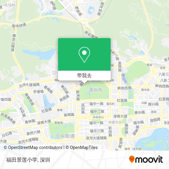 福田景莲小学地图