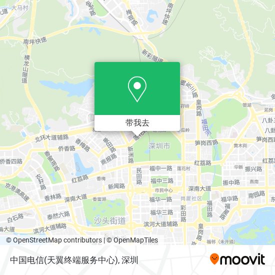 中国电信(天翼终端服务中心)地图