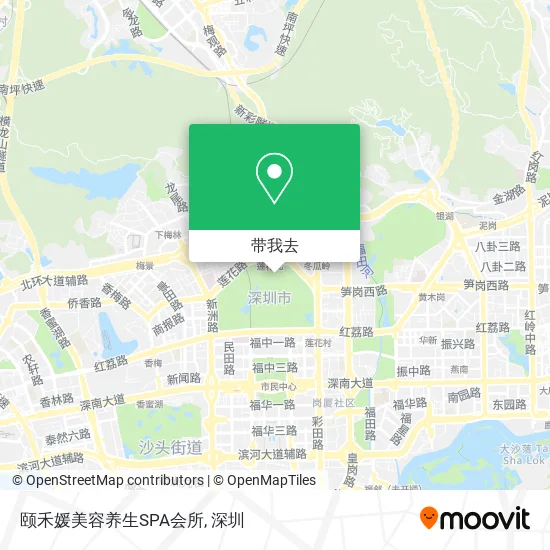 颐禾媛美容养生SPA会所地图