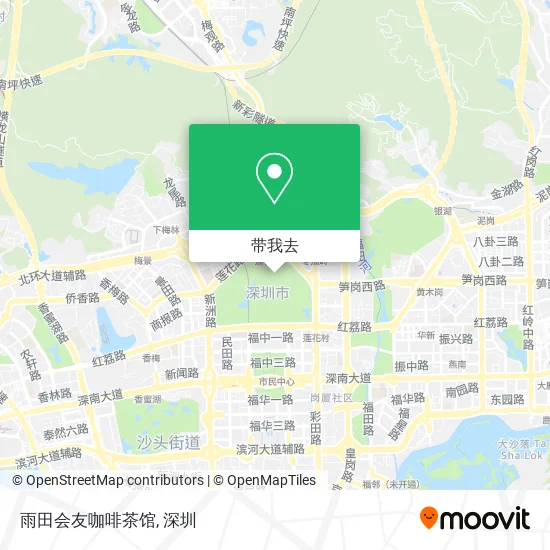 雨田会友咖啡茶馆地图
