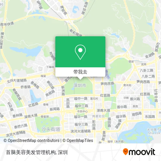 首脑美容美发管理机构地图