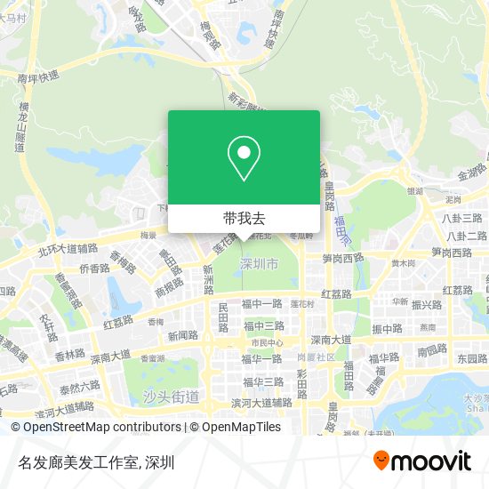 名发廊美发工作室地图