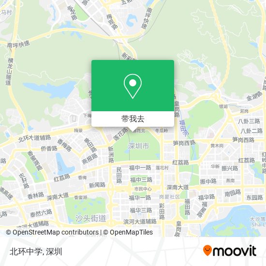 北环中学地图
