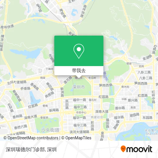 深圳瑞德尔门诊部地图