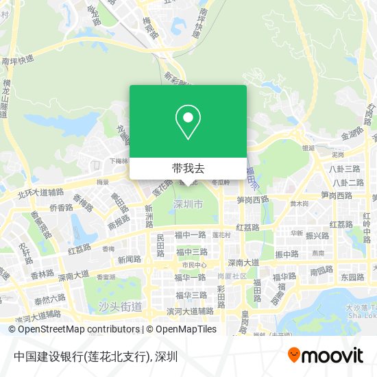 中国建设银行(莲花北支行)地图
