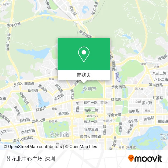 莲花北中心广场地图