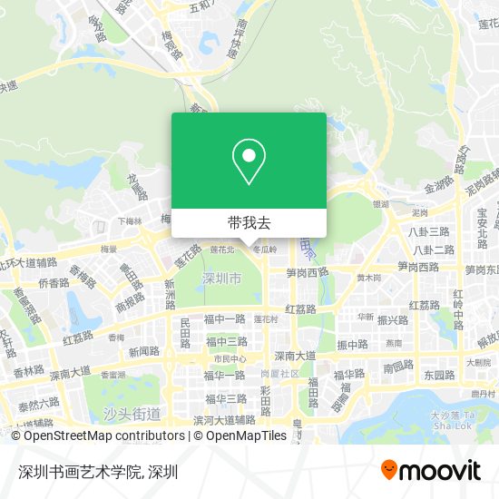 深圳书画艺术学院地图