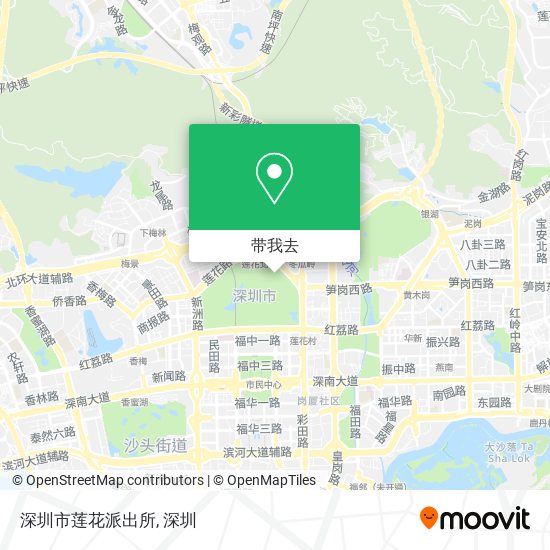 深圳市莲花派出所地图