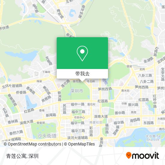 青莲公寓地图