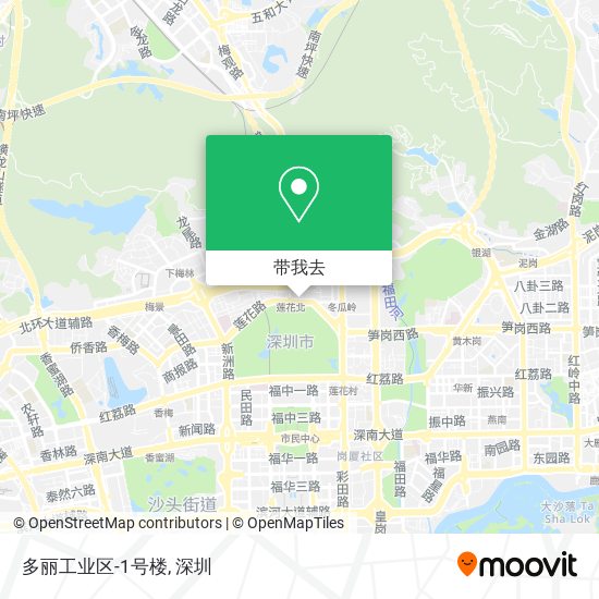 多丽工业区-1号楼地图