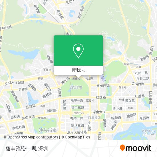 莲丰雅苑-二期地图