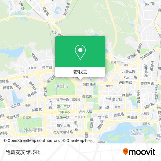 逸庭苑宾馆地图
