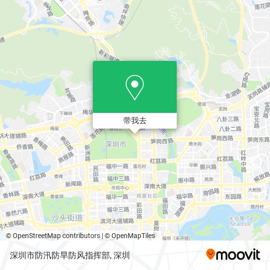 深圳市防汛防旱防风指挥部地图