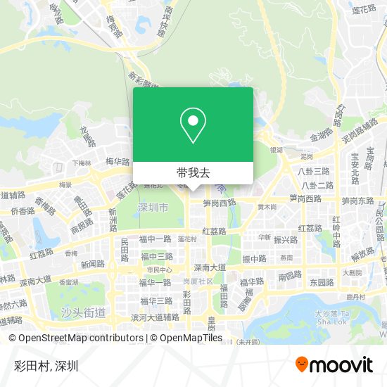 彩田村地图